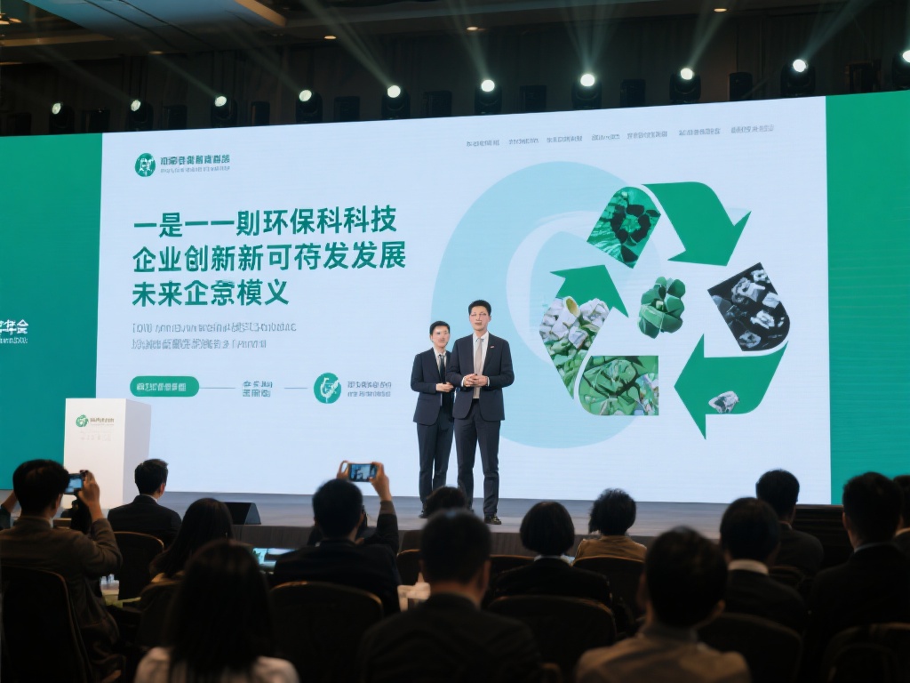 例如某环保科技企业，在金年会讲述了其从资源回收到环