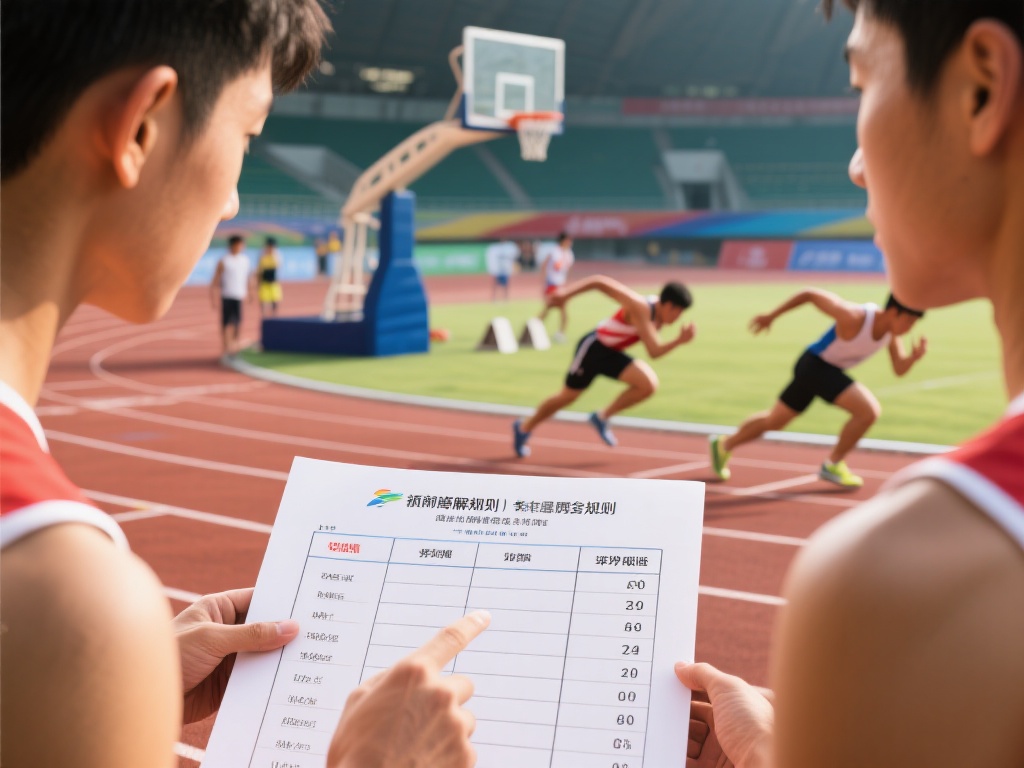 充分了解规则：每项赛事的规则和评分标准不同。例如篮