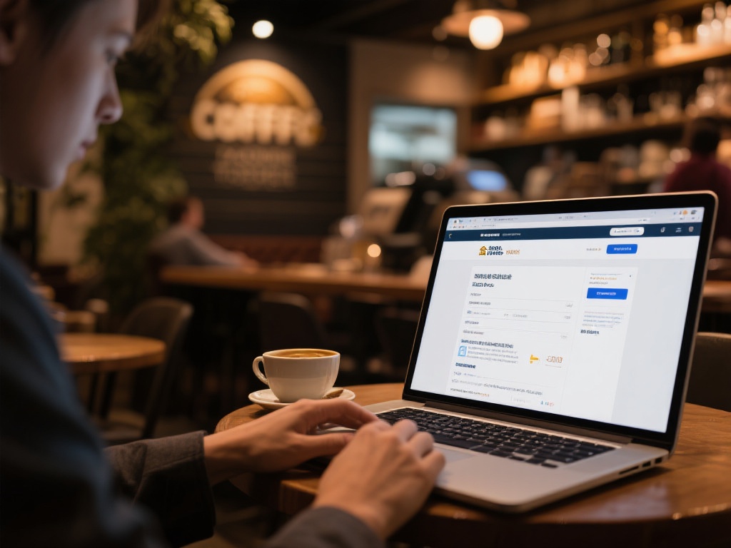 用户H曾在一家咖啡馆使用其笔记本电脑登录金年会平台