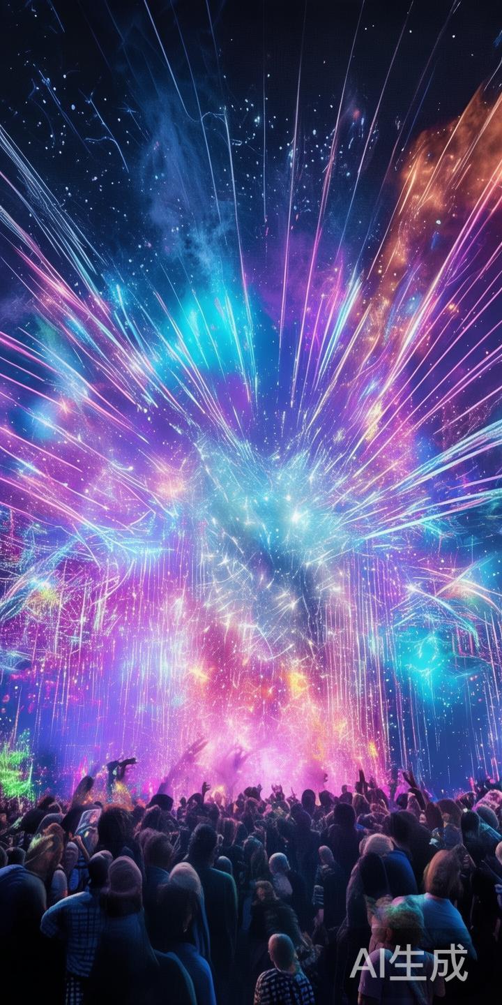 1.盛大开幕仪式
今年的开幕仪式融合了视觉效果和